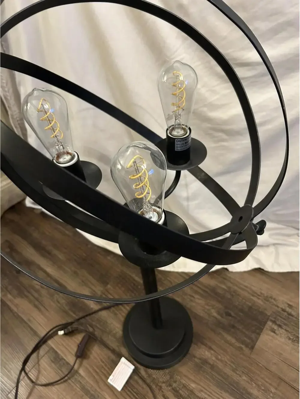 Accent Orbit Table Lamp By Lite Source 33 inch 60.00 watt Matte Black